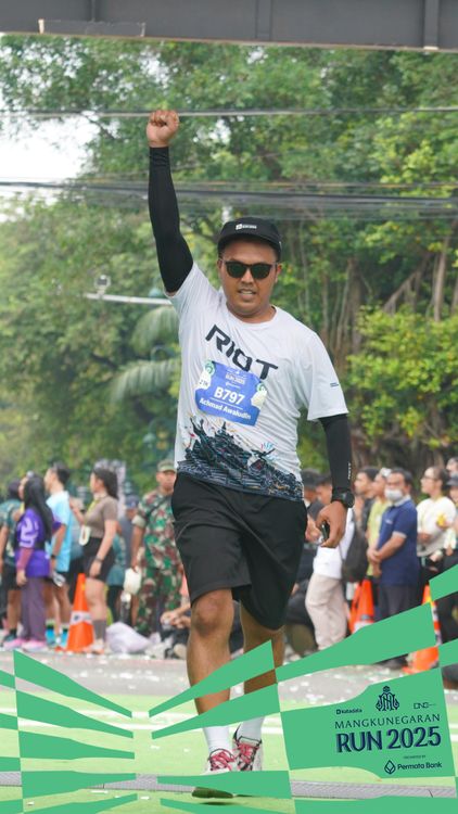 Race photo from Mangkunegaran Run 2025