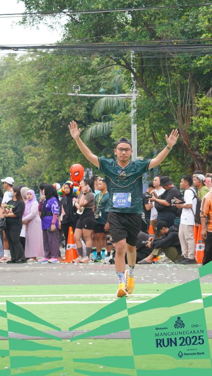 Race photo from Mangkunegaran Run 2025