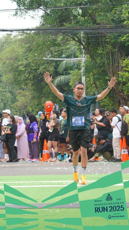 Race photo from Mangkunegaran Run 2025