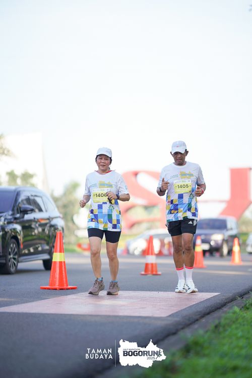 Race photo from Taman Budaya x BOGORUN 2025