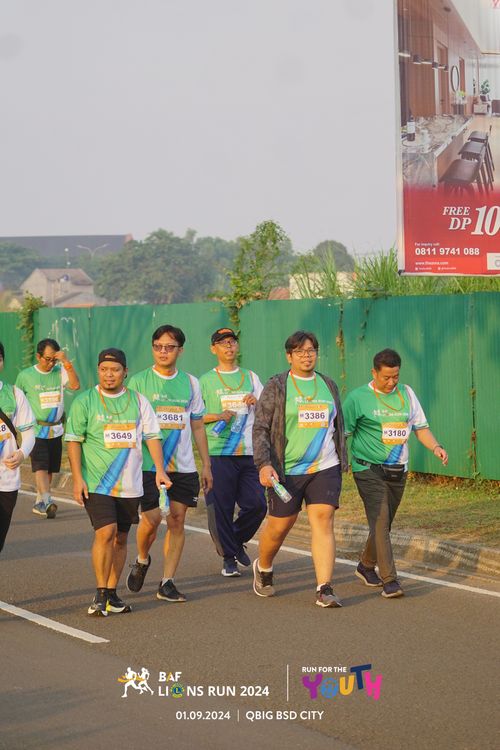 Race photo from BAF LIONS RUN 2024