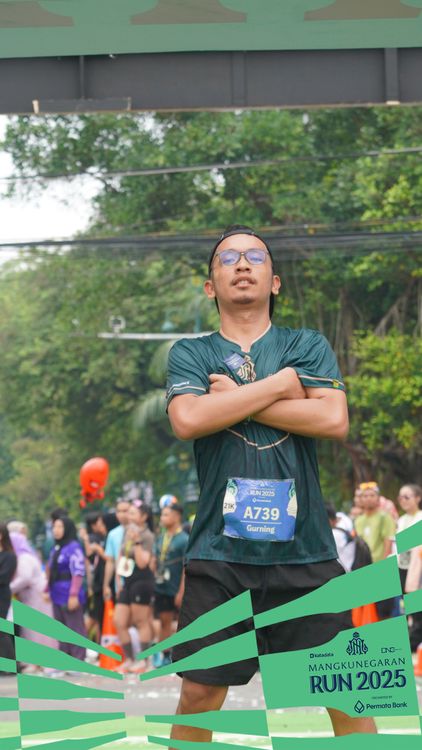 Race photo from Mangkunegaran Run 2025