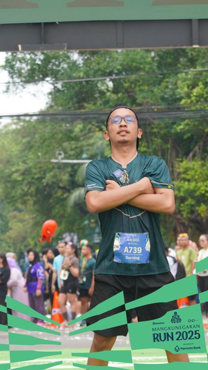 Race photo from Mangkunegaran Run 2025