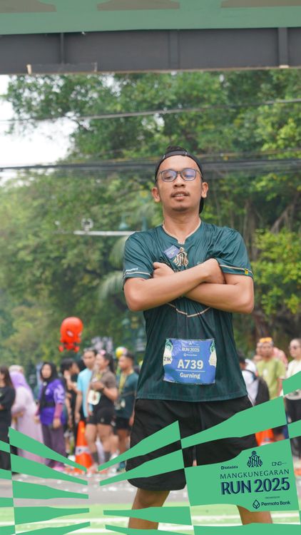 Race photo from Mangkunegaran Run 2025