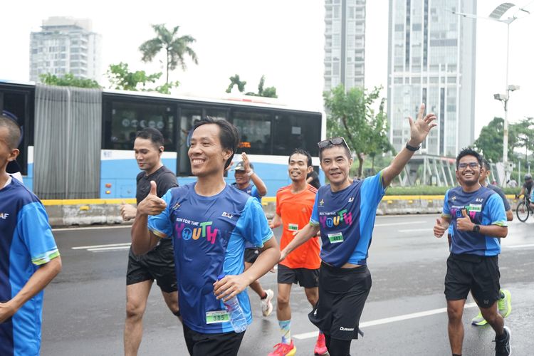 Race photo from Road to BAF Lions Run 2024