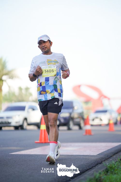 Race photo from Taman Budaya x BOGORUN 2025