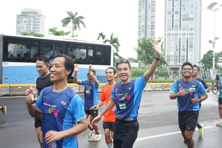 Race photo from Road to BAF Lions Run 2024