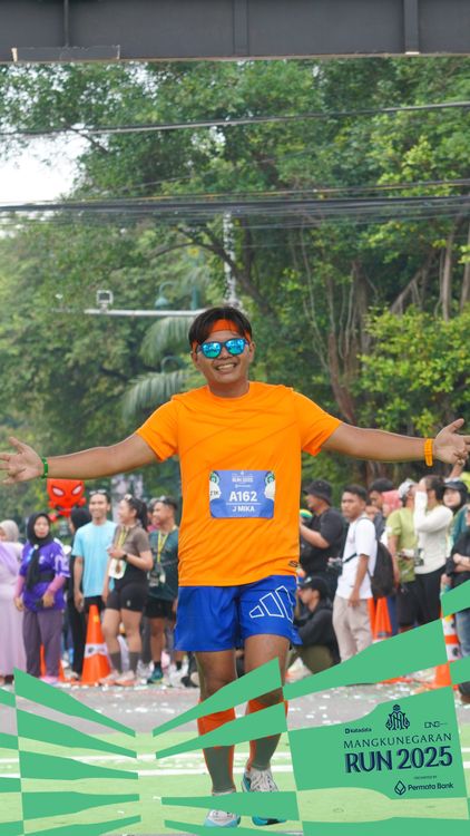 Race photo from Mangkunegaran Run 2025