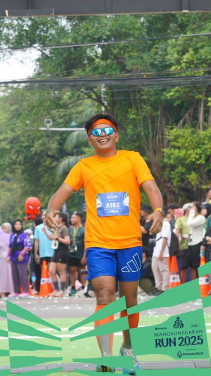 Race photo from Mangkunegaran Run 2025