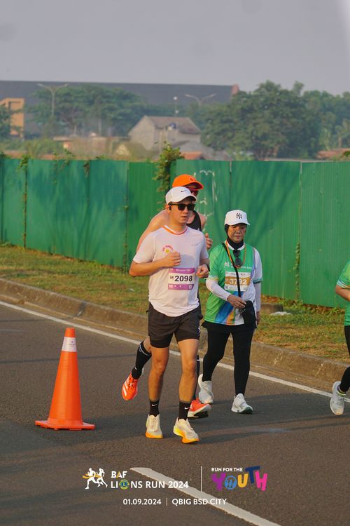 Race photo from BAF LIONS RUN 2024