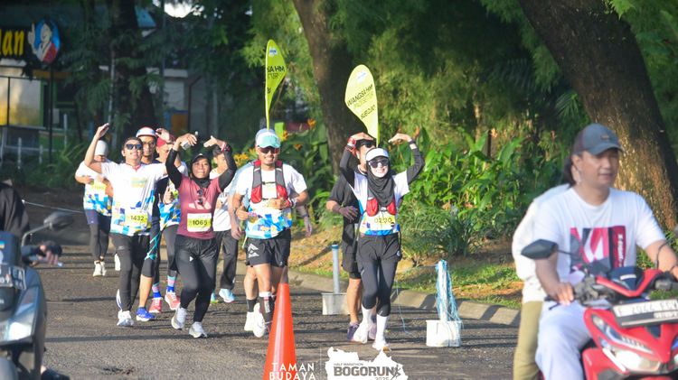 Race photo from Taman Budaya x BOGORUN 2025