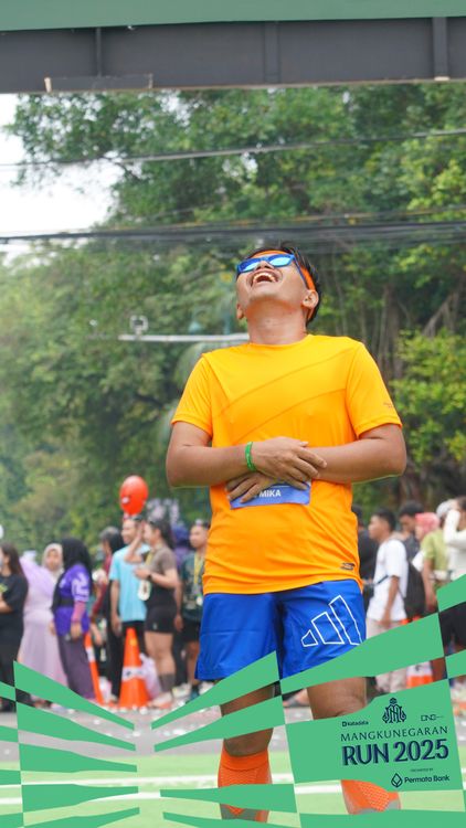 Race photo from Mangkunegaran Run 2025