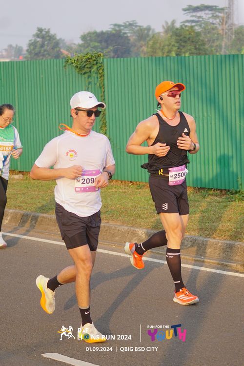 Race photo from BAF LIONS RUN 2024