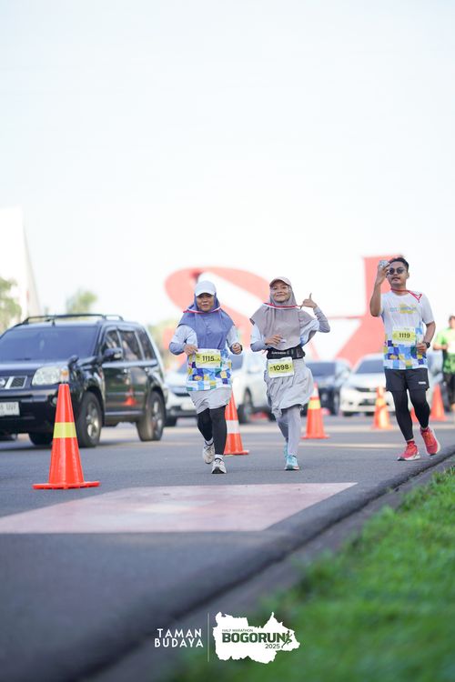 Race photo from Taman Budaya x BOGORUN 2025
