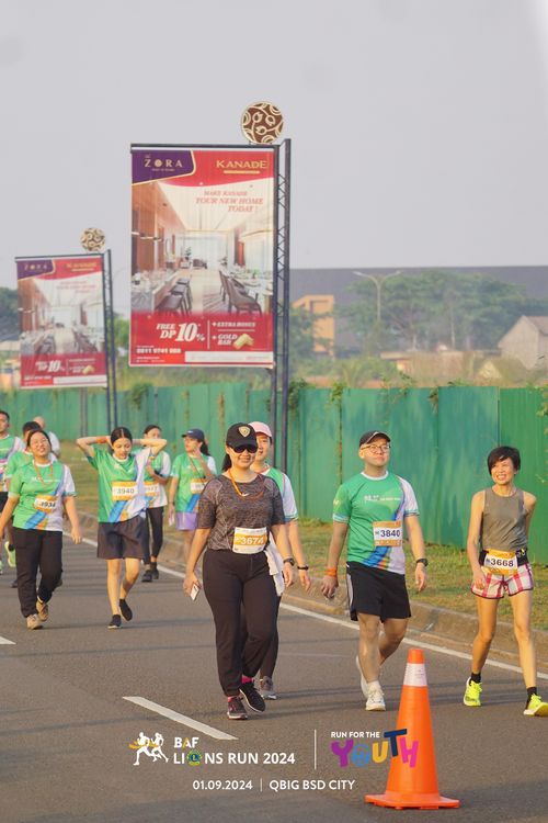 Race photo from BAF LIONS RUN 2024