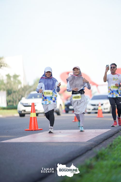 Race photo from Taman Budaya x BOGORUN 2025