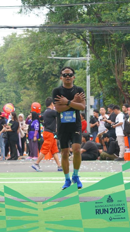 Race photo from Mangkunegaran Run 2025