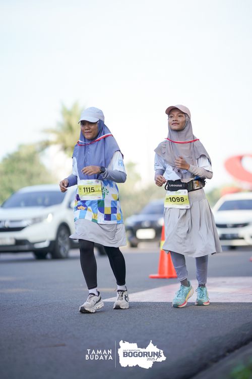 Race photo from Taman Budaya x BOGORUN 2025