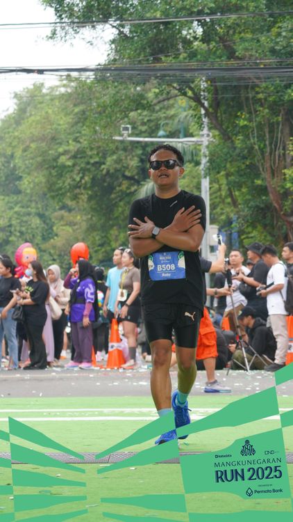 Race photo from Mangkunegaran Run 2025