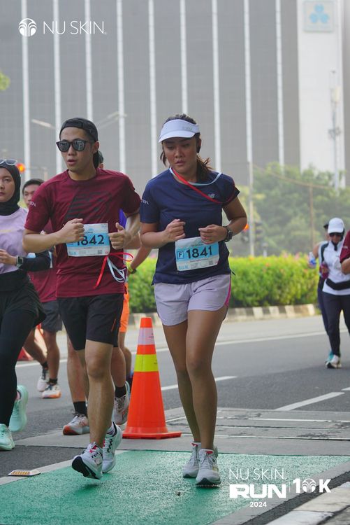 Race photo from Nu Skin Run 10K