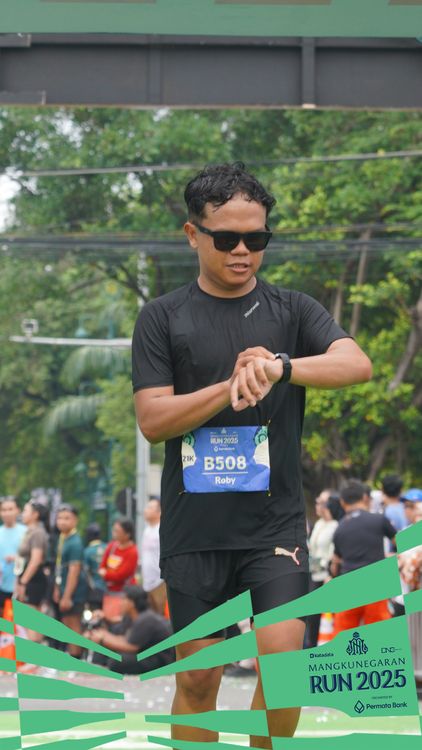 Race photo from Mangkunegaran Run 2025