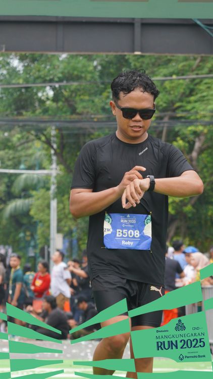 Race photo from Mangkunegaran Run 2025
