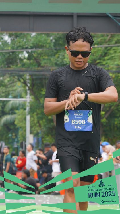 Race photo from Mangkunegaran Run 2025