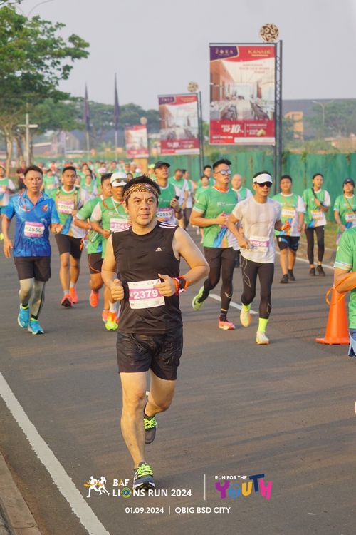 Race photo from BAF LIONS RUN 2024