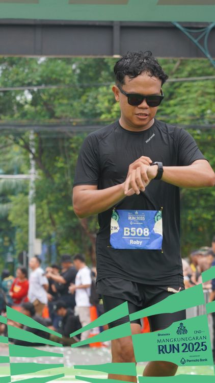 Race photo from Mangkunegaran Run 2025