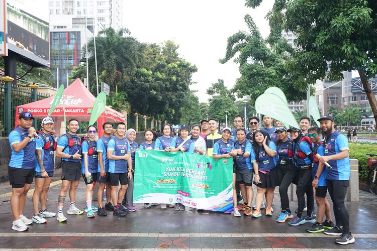 Race photo from Road to BAF Lions Run 2024