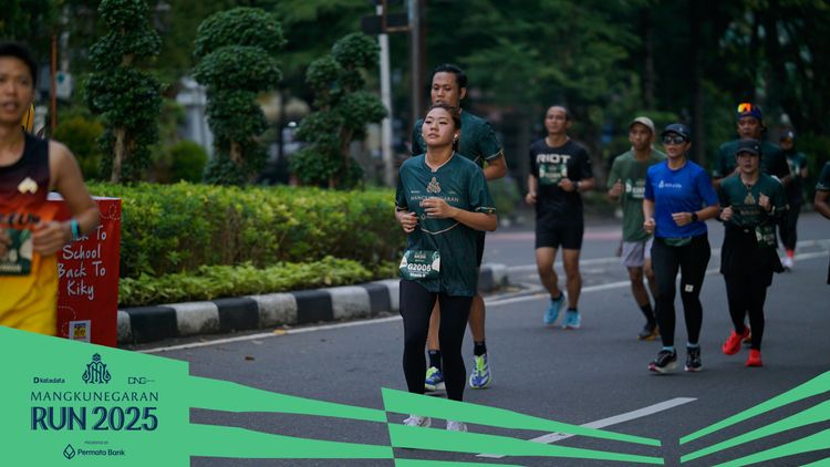Race photo from Mangkunegaran Run 2025