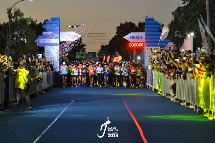 Race photo from Jabar Run 10K 2024