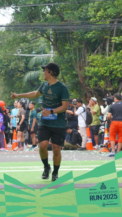 Race photo from Mangkunegaran Run 2025