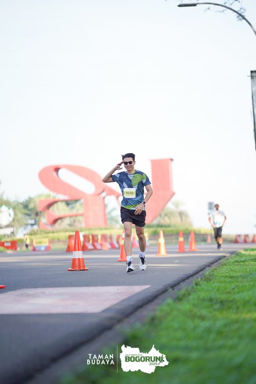 Race photo from Taman Budaya x BOGORUN 2025