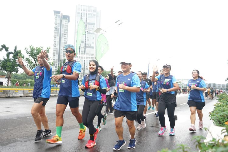 Race photo from Road to BAF Lions Run 2024
