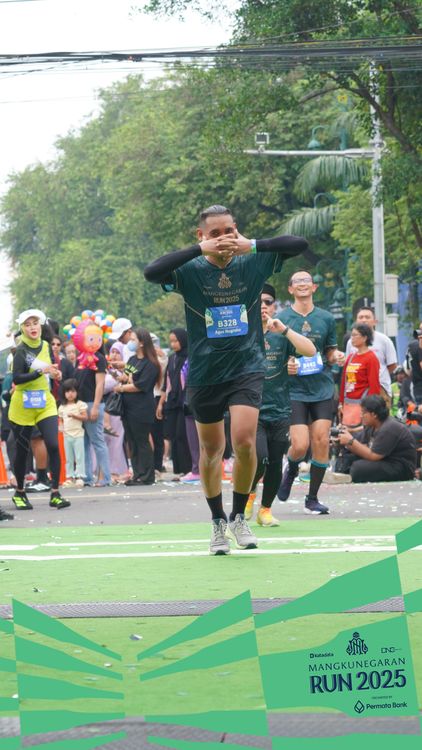 Race photo from Mangkunegaran Run 2025