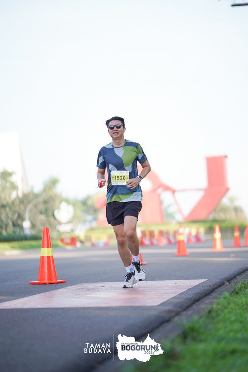 Race photo from Taman Budaya x BOGORUN 2025