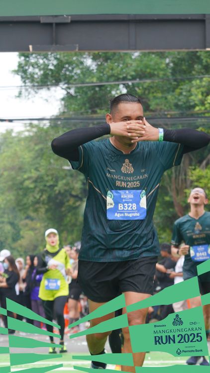 Race photo from Mangkunegaran Run 2025