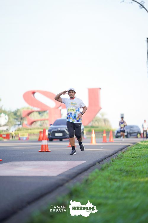 Race photo from Taman Budaya x BOGORUN 2025