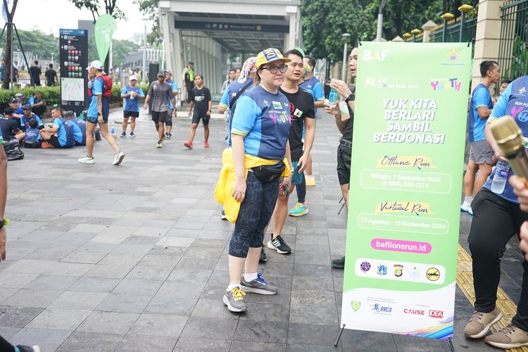 Race photo from Road to BAF Lions Run 2024