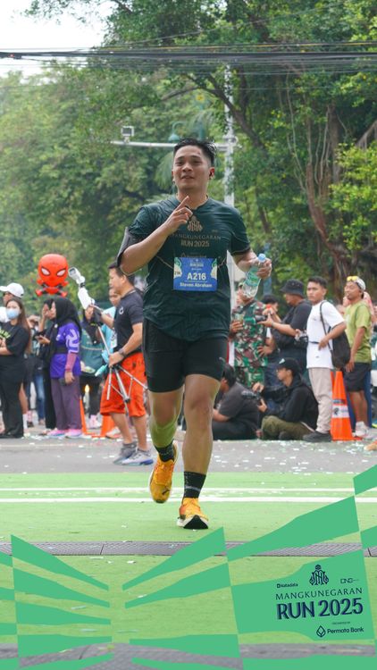 Race photo from Mangkunegaran Run 2025