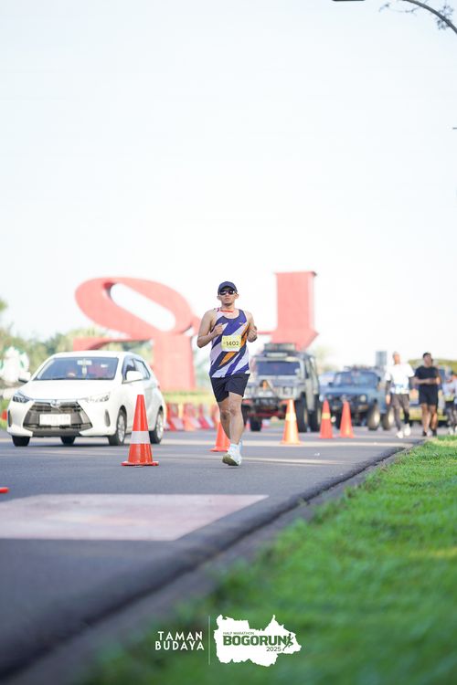 Race photo from Taman Budaya x BOGORUN 2025