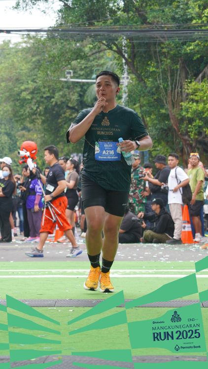Race photo from Mangkunegaran Run 2025
