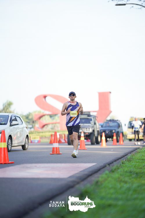 Race photo from Taman Budaya x BOGORUN 2025