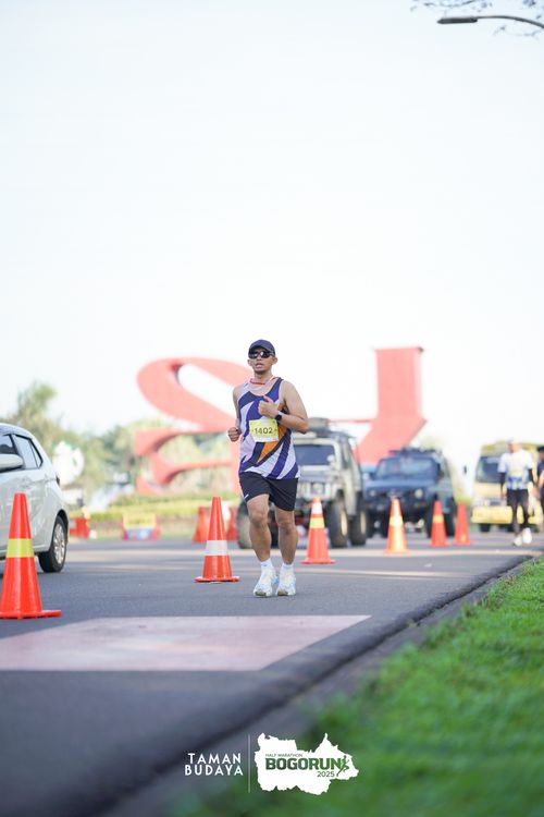 Race photo from Taman Budaya x BOGORUN 2025