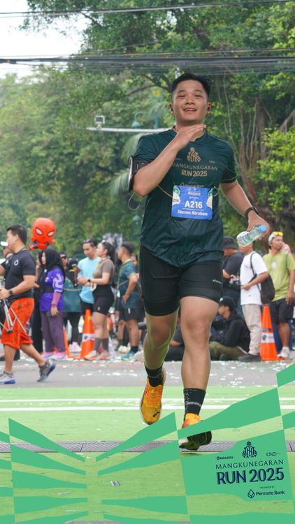 Race photo from Mangkunegaran Run 2025