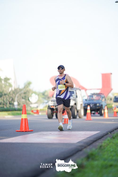 Race photo from Taman Budaya x BOGORUN 2025