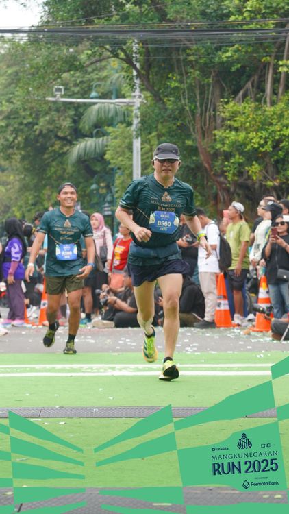 Race photo from Mangkunegaran Run 2025