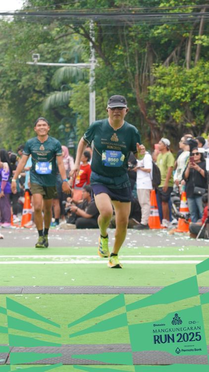 Race photo from Mangkunegaran Run 2025