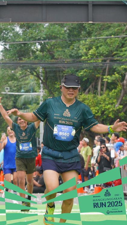 Race photo from Mangkunegaran Run 2025
